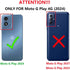 for Moto G Play 2024 Case with Screen Protector, Cute Women Girls Glitter Bling Liquid Floating Phone Case Slim TPU Soft Silicone Shockproof Girly...