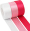 3 Pcs Double Faced Red Pink and White Satin Ribbon,1 inches Continuous 25 Yards,Bouquet Fabric Ribbons, Ribbons for Gift Wrapping, Weddings, Bow M...