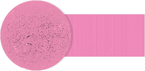 Bright Pink Crepe Paper Roll - 81' (1 Count) - Great for Stunning DIY Crafts, Party Decor, and More...