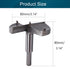 Utoolmart 80mm Forstner Drill Bits, Cemented Carbide Wood Cutter Tool, Hex Shank Woodworking Hole Saw Cutter, Length: 80mmLength Woodworking Hole ...