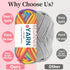 Yarn for Crocheting,Easy Peasy Yarn,Beginner Yarn with Easy-to-See Stitches,Beginner Yarn for Crocheting,Beginner Crochet Yarn......