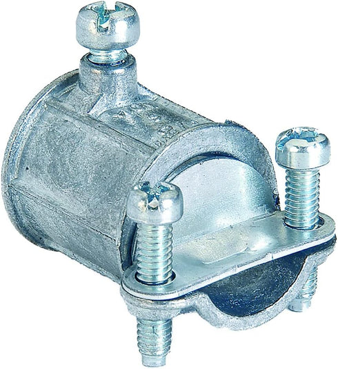 Sigma Engineered Solutions ProConnex 44279 Combination Coupling 1/2-Inch EMT to 3/8-Inch NM Conduit Fitting, 2-Pack, Silver...