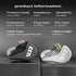in Ear Monitor CCA CRA Ultra-Thin Diaphragm Dynamic Driver IEM Earphones Bass Earbuds with 2Pin Removable Cord,Compatible with iPhone Android,iPad...