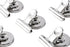 Strong Office Black Magnetic Clips Heavy Duty Refrigerator Magnet Hook Clips for Photo Displays, Whiteboards, Locker, Fridge, Classroom, School, O...