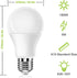 Neporal Amber Light Bulbs, 9W 60W Equivalent A19 Soft Light Bulbs, Blue Light Blocking Warm Light Bulbs, 1800K Amber Night Light Bulbs, Dim Light ...