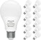 ORALUCE A19 LED Light Bulb, 60 Watt Equivalent, E26 Base LED Bulb 6500K Cool White, 9W Lightbulbs Non Dimmable, 900 Lumens, for Bedroom, Living Ro...