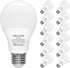 ORALUCE A19 LED Light Bulb, 60 Watt Equivalent, E26 Base LED Bulb 6500K Cool White, 9W Lightbulbs Non Dimmable, 900 Lumens, for Bedroom, Living Ro...