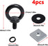 Antrader T Track Mount Tie Down Anchor for Roof Rack,4 Sets M6 T Track Bolts 304 Stainless Steel Roof Rack T Bolts Nuts and Lifting Eye Bolts T Sl...
