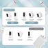 1 Pack - 16Ft/5m Charge Cable with Compatible with Ring Spotlight Camera Plus/Pro USB Plug Power Adapter Type C Charge Cable to Barrel Ring DC Plu...