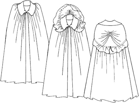 Folkwear Kinsale Cloak #207 Ladies Irish Ireland Cloaks Capes Sewing Pattern (Pattern Only)...