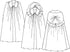Folkwear Kinsale Cloak #207 Ladies Irish Ireland Cloaks Capes Sewing Pattern (Pattern Only)...