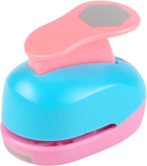 Hexagon Punch 1 inch Craft Lever Punch Handmade Paper Punch for Crafting Scrapbooking,DIY Card Making Candy Colour by Rondam...