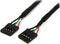 StarTech USBINT5PIN Internal 5 pin USB IDC Motherboard Header Cable (1.5 Feet), Black...