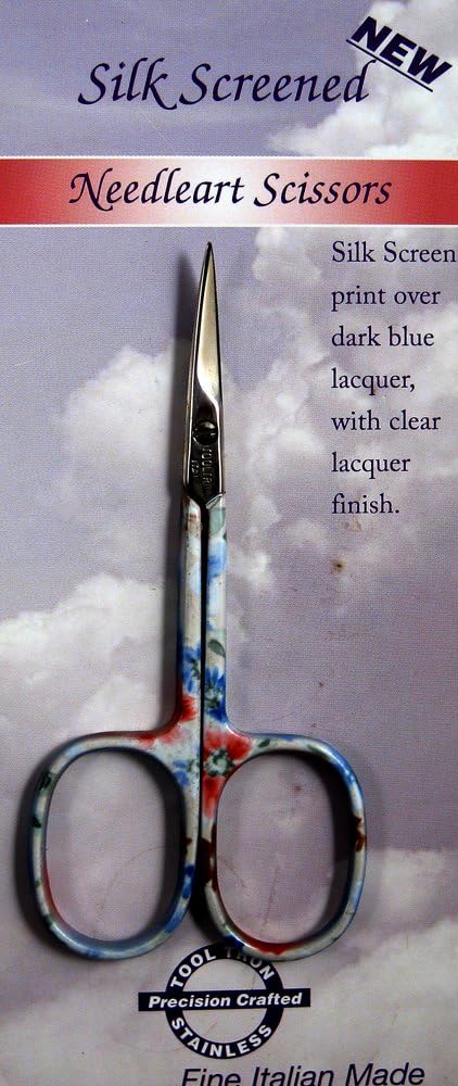 Tool Tron 3-1/2-InchNeedle Art Scissors Silk Screened...