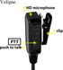 PR400 Earpiece Compatible with Motorola Radio CLS1410 CLS1110 CP200 GP300 GP2000 Walkie Talkie with PTT Mic 2 Pin Headset Single-Wire Surveillance...