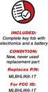 KeylessOption Keyless Entry Remote Fob Uncut Ignition Car Key for 2014-2015 Honda Civic, CR-V 2013-2016 Honda Accord MLBHLIK6-1T...