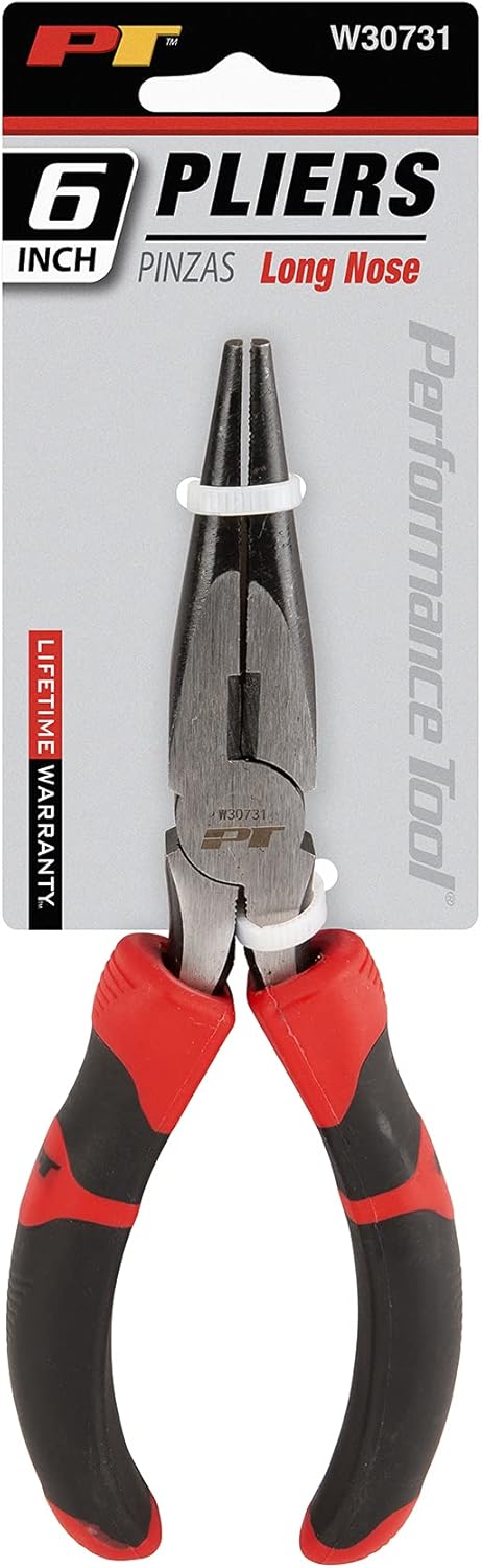 Performance Tool W30731 6-Inch Long Nose Pliers...
