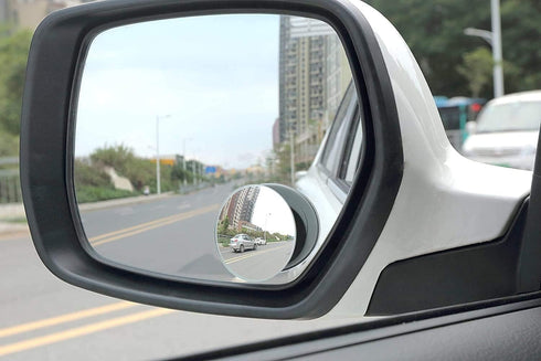 Verivue Mirrors 2 Inches Round Shaped Blind Spot Mirror for Car, Universal Fit, HD, Stick on, Frameless, Convex, Wide Angle, Side Mirror Blindspot...