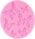 Butterfly Silicone Molds Mini Butterfly Fondant Cake Baking Mold For Chocolate Candy Cake Decoration Cupcake Topper Sugar Craft Polymer Clay Gum P...