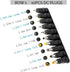Universal 34pcs DC Connectors Plug Kit DC Power Adapter Connector, 5.5 x 2.1mm female Base...