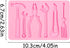 Construction Tools Fondant Silicone Molds 2 Pcs, Mini Pliers Construction Tools Cake Decorating Molds for Candy Cupcake Topper Cake Polymer Clay C...