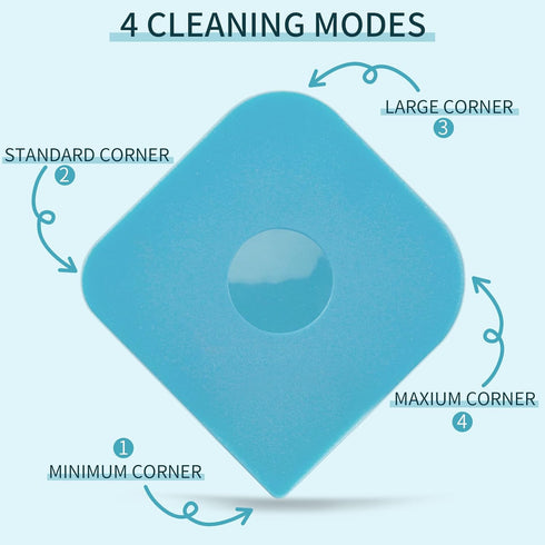 Blue Pan Scraper Dish Scraper Tool Set, 5 Pack Plastic Pot Scraper Food Scraper Nylon Non-Scratch Scraper, Polycarbonat Skillet Scraper Grease Bur...