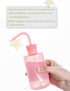 Melphoe 2Pcs 250ml 500ml Tattoo Wash Bottle, Plastic Squeeze Medical Lab Washing Bottle, Succulent Watering Can, Lash Water Bottle, 750ml, Pink...