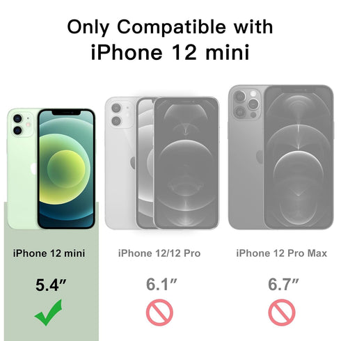 JETech Screen Protector for iPhone 12 mini 5.4-Inch with Camera Lens Protector, 9H Tempered Glass Film, HD Clear, 2-Pack Each...
