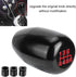 Dweekiy Gear Shift Knob,Car Universal Modification Manual Knob Gear Shift Head Shifter 6 Speed(Black)...