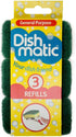 3 x Caraselle Dishmatic Refill Sponges...
