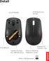 Lenovo 530 Wireless Mouse – Full Size Computer Mouse for PC, Laptop, Windows Computer - 2.4 GHz Nano USB Receiver - Ambidextrous Design - 12 Month...