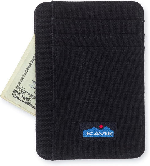 KAVU Fairbanks Double Sided Slim Cotton Canvas Wallet...