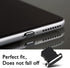 5 Pieces Anti Dust Plugs,iPhone Plug Cover iPhone Dust Plug Charger Protector Charging Dust Cover with Plug Holder Compatible iPhone 7, 8,11, 12,1...