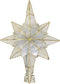 Kurt Adler UL0214/C 10-Light Capiz Star of Bethlehem Clear Treetop...