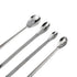 1Set Stainless Steel Micro Sampling Spoons Spatula Combination Reagent Spoons Laboratory Supplies (Pack of 4)...