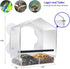 Window Bird Feeder with 4 Extra Strong Suction Cups, Large Outdoor Bird House for Cardinals Bluebird Chickadees etc....