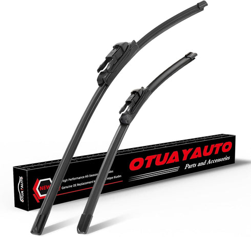 OTUAYAUTO Premium Windshield Wiper Blades - Replacement for Ford Explorer 2011-2019 - Precision Fit, All-Weather Performance, Pinch Tab Front Wind...