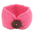 QandSweet Baby Turban Head Wrap Headbands Girl Knitting Button Hairbands...
