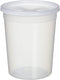 YW COMINHKR02572325 Sets 32oz Plastic Soup/Food Container with lids...