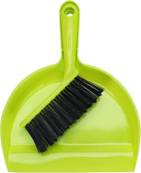 Small Broom and Dustpan Set – Dust Pan and Brush Set, Handheld Dustpan with Brush Combo for Pet Camping Tent Home Cleaning...