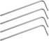 4 Pack T30 Long Tamper Proof Torx Hex Key Bit Wrench, Tamper Resistance Star Screwdriver Security Bit Torque Repair Tool L-Shape Nickel Plated CRV...
