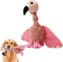 Cute Animal Squeaky Dog Toys for Large and Medium Breed Dogs and Pupplies, Stuffed Dog Chew Toys with Crinkle Paper and Durable Ropes, Soft Tug Pl...
