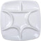 MEEDEN 7-Well Square White Ceramic Artist Paint Palette for Watercolor Gouache Acrylic Oil Painting, 5-4/5-Inch...