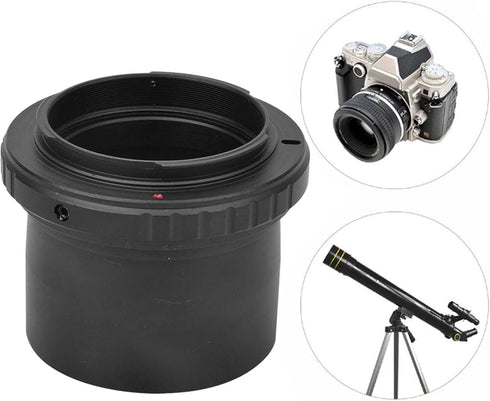 T2-AI 2-inch Astronomical Telescope Adapter Ring, Mental Telescope Lens Adapter Ring for 2inch T Mount Telescope to for Nikon AI Mount Cameras...