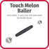 GoodCook Touch Stainless Steel 2-in-1 Melon Baller and Fruit and Veggie Corer Scoop, Silver/Black...