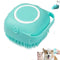 Pet Bath Scrubber Brush, Dog Grooming Massage Shampoo Bath Brush with Soap and Shampoo Dispenser Soft Silicone Bristle for Long Short Haired Dogs ...