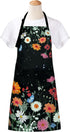 ASPMIZ Floral Apron for Adults, Waterproof Women Apron with 2 Pockets, Flower Cooking Aprons with Adjustable Neck Strap, Kitchen Apron for Washing...