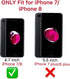 ORETECH Compatible with iPhone 7/8 Case, with 2 Pack HD Screen Protector 360° Full-Body Silicone Soft TPU Hard PC Protective Bumper Phone Case Cov...
