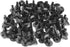 Skywalker Single Feed-Through Cable Bushings (Black / 100 Pieces)...