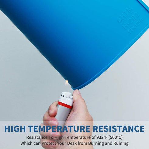 Hengtianmei Heat Insulation Silicone Repair Mat with Scale Ruler and Screw Position for Soldering Iron, Phone and Computer Repair Size: 14 x 10 In...